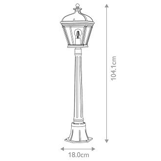 Фонарный столб Elstead Lighting, Арт. BAYVIEW-4M-BK