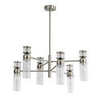 Люстра 62*72 см, 6*E14*40W, 12 м2 Lumion Denver LUM8277/6, стальной; серебристый