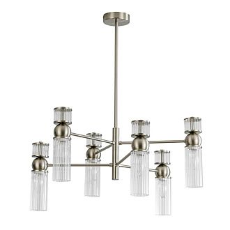 Люстра 62*72 см, 6*E14*40W, 12 м2 Lumion Denver LUM8277/6, стальной; серебристый