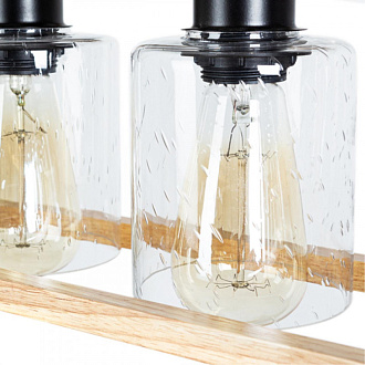  Светильник Arte Lamp DUBLIN A7025SP-4BK черный/бежевый