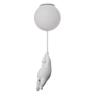 Потолочный светильник с мишкой Loft IT Teddy 10030S, белый