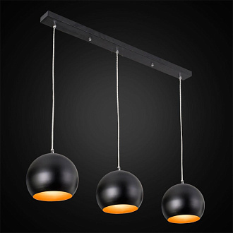Подвесной светильник Citilux Оми CL945135, черный-хром