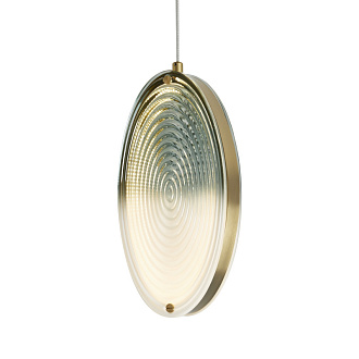 Светильник 14 см, 8W, 3000L, Freya Lolli FR6139PL-L8BS1, латунь