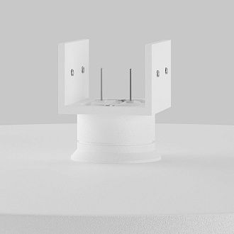 Уличный трековый светильник *25,6*-6,4 см, *LED*25W, 3000K, Maytoni Outdoor Zon IP O-TR01-1-F-25WW3K, Белый