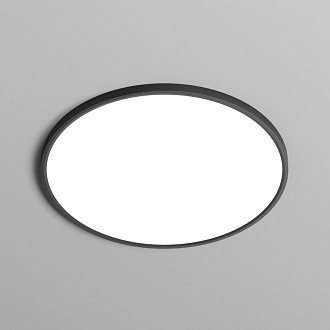 Накладной светильник *60*2,5 см, LED * 50W, 3000-6500К, Denkirs Thin DK6524-BK, черный