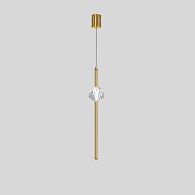 Подвесной светильник PARDIS B Brass 10*10*65 см, 1*LED*6W, 3000K, ImperiumLoft pardis01, Латунь