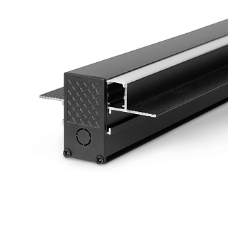 Slim Magnetic Шинопровод 200 см встраиваемый с местом под светодиодную ленту (чёрный) (2м) 85132/00