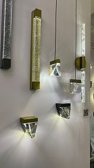 Бра 5,9*5,5*56 см, 1 LED*12W, 3000 К, Odeon Light Mirada, античная бронза 6681/12WL
