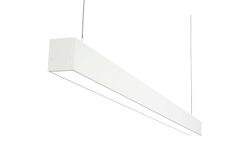 Светильник светодиодный МИККО ЛОНГ Diodex MILO 55W, 150*5*7 cм, 3000К / 4000К / 5500К, белый/черный/серый, опал/призма