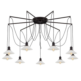Светильник подвесной Citilux Эдисон CL451292, черный, диаметр 150 см