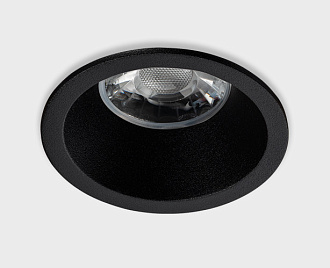 Встраиваемый LED светильник Italline DL 3241 black, 10W LED, 3000K, черный, вр 6,2 см