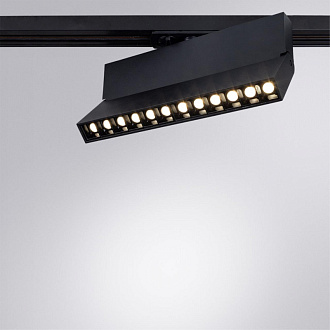 Трековый светильник 22 см 12W 3000K Arte Lamp FLASH  A4573PL-1BK черный