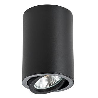 Светильник накладной 7 см, 1*GU10*7W, Черный Lightstar Rullo 214407