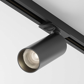 Светильник 16 см, 12W, 3000K, Maytoni Unity Focus LED TR021-1-12B3K-W-D-B, черный, 50°, Dim, Triac