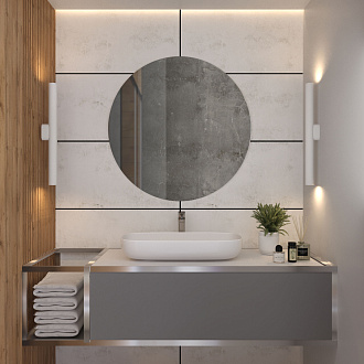 Светильник настенный светодиодный Langer IP44 40124/LED белый Elektrostandard