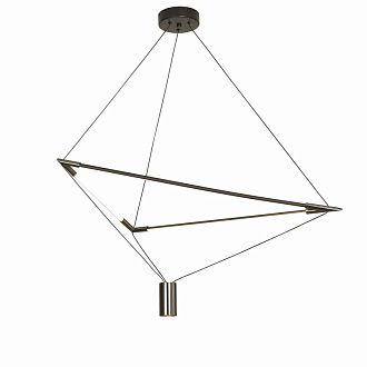 Люстра 97,6*29*150 см, LED 33W 3000K черный Mantra Electra 8531