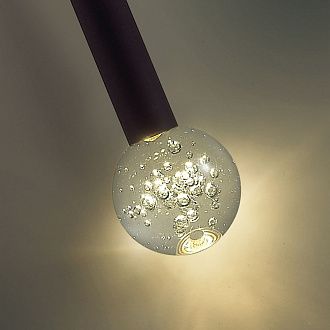 Подвесной светильник 6 см, 3W, 3000K, Odeon Light 4373/3LA, черный