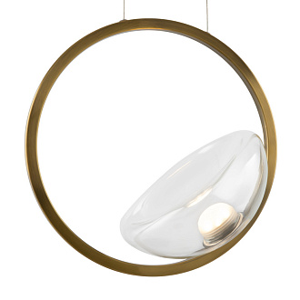 Светодиодный светильник 32 см, 5W, 3000K, Maytoni Moon MOD327PL-L5BS3K, латунь