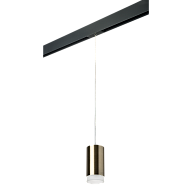 Комплект со светильником Rullo для трека PRO 6*141,6 см, 1*GU10*7W, Черный Lightstar Rullo PRORP43130