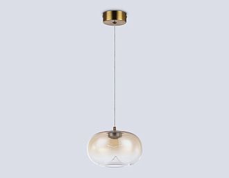 Подвесной светодиодный светильник **13- см, **W, 3000K, Ambrella Light High Light LH11083, латунь
