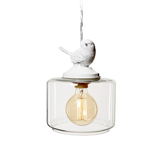 Подвесной светильник с птичкой LOFT1806, белый
