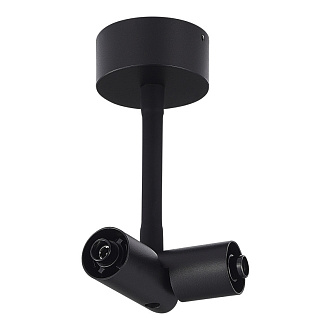 Потолочный токопроводящий угловой соединитель с подводом питания TECHNO ST LUCE ST1602.449.00 черный