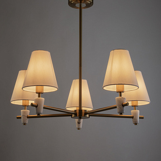 Светилник 70 см, Freya Pietra FR5371CL-05BS, латунь