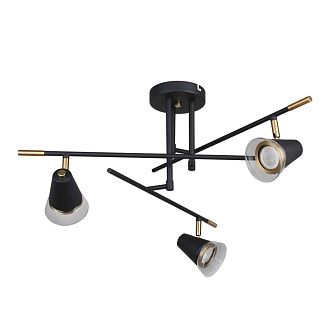 Потолочная люстра 65*36 см, 3*GU10, 35W, F-Promo Trandy 4618-3C, черный матовый