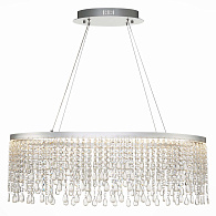 Люстра подвесная 80*35 см, 37W 3000K/4000K/6000K ST LUCE VEGA SL6201.103.37 Серебристый