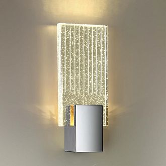 Светодиодный светильник 27 см, 5W, 3000K, Odeon Light RICCI 4363/5WL, полированный хром