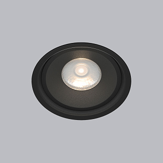 Точечный светильник LED 6W, 4200 К, 10*10*5,1 см, черный, Elektrostandard Slide 25083/LED, вр 9 см