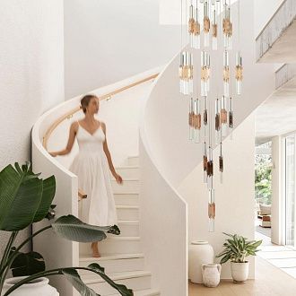 Подвесная люстра 0,0000*0,0000*300 см, LED 160W, 4000K, Золото MODELUX ML.88987.28