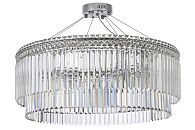 Люстра подвесная *80*30 см, Led лента*LED*88W, 3000/6000K, Arti Lampadari Ovindoli Gold Ovindoli L 1.5.80.101 N, Никель