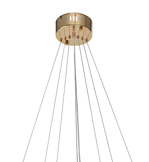 Светильник подвесной 40/60 см, LED 141W 4000K золото Zortes Auralia ZRS.57790.141