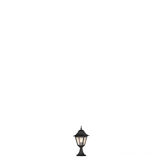 Уличный светильник 45 см Maytoni Abbey Road O004FL-01B, черный