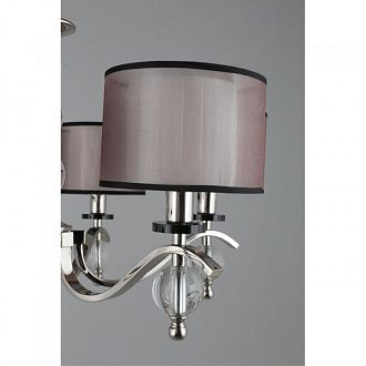 Подвесная люстра 72*70-140 см, 6*E14, 40W, Aployt FLORET APL.703.03.06, хром