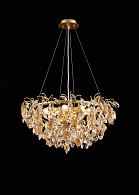 Люстра Ø600 x H300 (1200), мм, 10*40W (400W), GOLD (Золото) NewRgy Z86-ф600*H300 GOLD