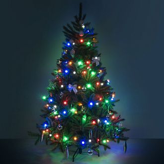Гирлянда нить с мерцанием 10м IP65 1000 см Elektrostandard 400-103 мульти с эффектом мерцания 10м IP65