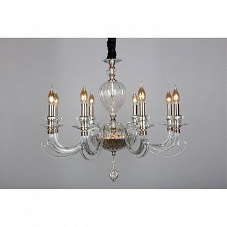 Подвесная люстра 70*80-145 см, 8*E14, 40W, Aployt Daniele APL.701.03.08, золотой