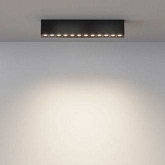Потолочный светильник 25 см, 20W, 3000-6000K, Maytoni Points C066CL-20W3-6K-B, черный