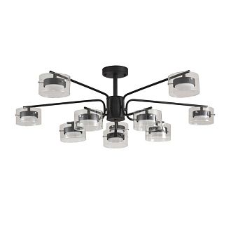 Светильник потолочный *98*29-29 см, 10*GX53 LED*7W, Lumion Natalina LUM8349/10C, черный