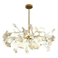 Люстра 60*60*30 см, 6*G9 Gerhort G31308/6GD+WT, Белый;Белый, золотой