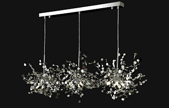 Светильник  120 см Crystal L ux GARDEN SP3х3 L1200 CHROME Хром
