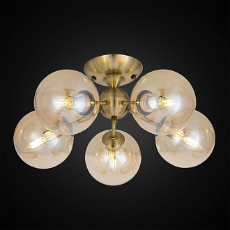 Потолочная люстра Citilux Томми CL102153, диаметр 40 см, бронза