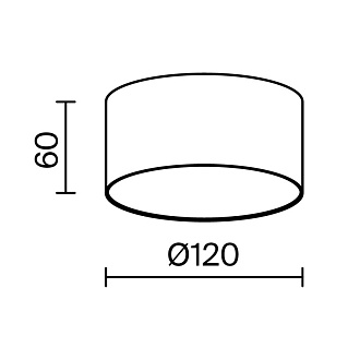 Накладной светильник 12*12*6 см, LED, 12W, 3000К, Maytoni Technical Zon C032CL-12W3K-RD-MG золото матовое