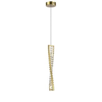 Подвесной светильник 12*150 см 10W, 3000K, Aployt Olimp APL.045.06.10, золотой