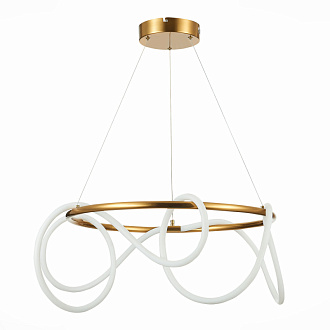 Светильник подвесной 60 см, 35W 4000K ST LUCE Sagrato SL6102.303.55 Латунь