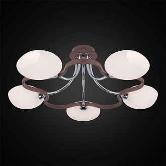 Люстра Citilux CL131151 венге, Е14, 5*60ВТ, 17м2