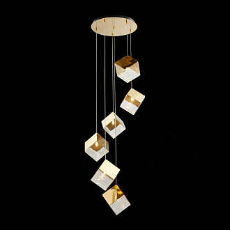 Светильник подвесной 57 см, ST LUCE RIELLO SL1182.203.06 Золотистый