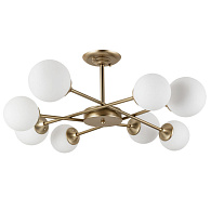 Потолочная люстра Arte Lamp Marco A2703PL-8SG, диаметр 81 см, золото